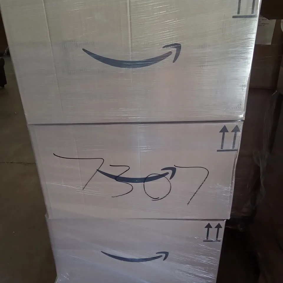 PALLET OF ASSORTED ITEMS INCLUDING M-DESIGN CUTLERY TRAY, M-DESIGN COOKWARE ORGANISER, 3-IN-1 SELFIE LIGHT, NEMO BATH TOYS, WHITE/GOLD ANNIVERSARY BALLOON SET, HARD SHELL TABLET CASE