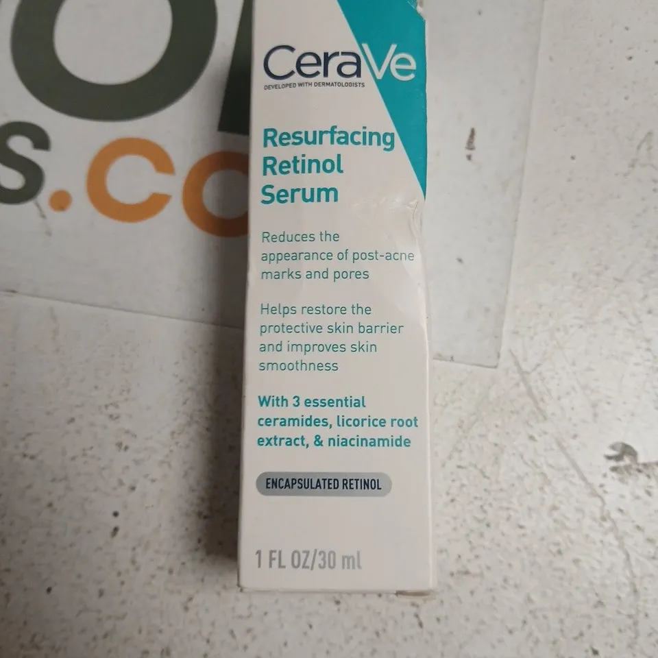 CERAVE RESURFACING RETINOL SERUM – ENCAPSULATED RETINOL, 30 ML