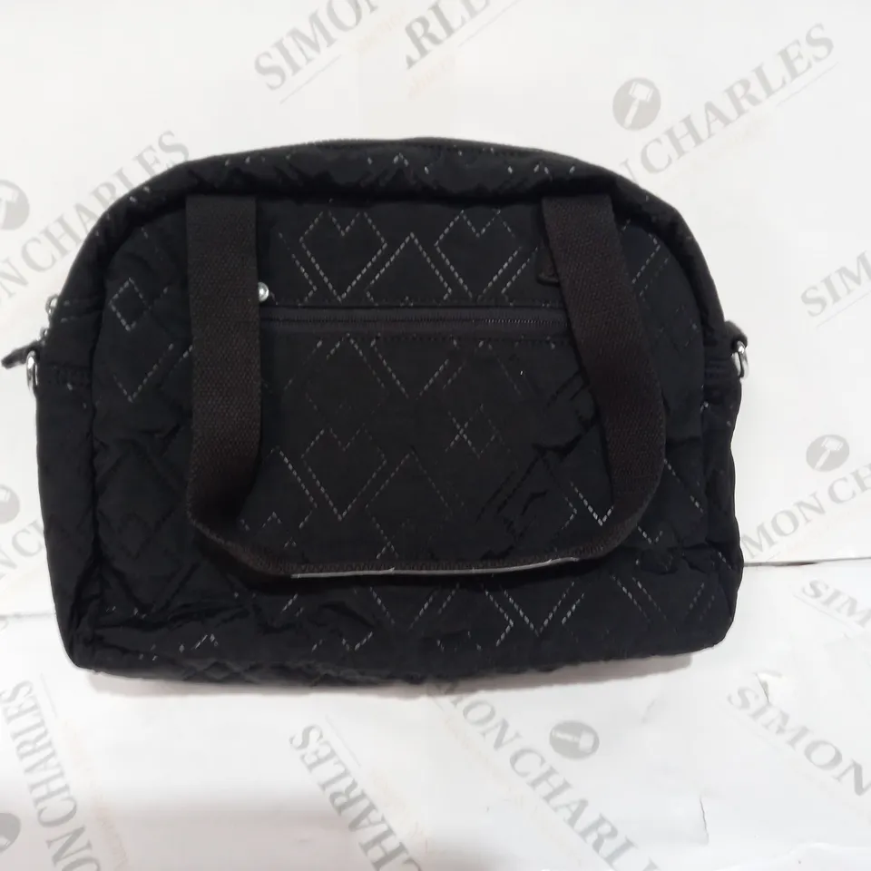 KIPLING TOMEE PREMIUM LARGE SHOULDER BAG - RETRO BLACK