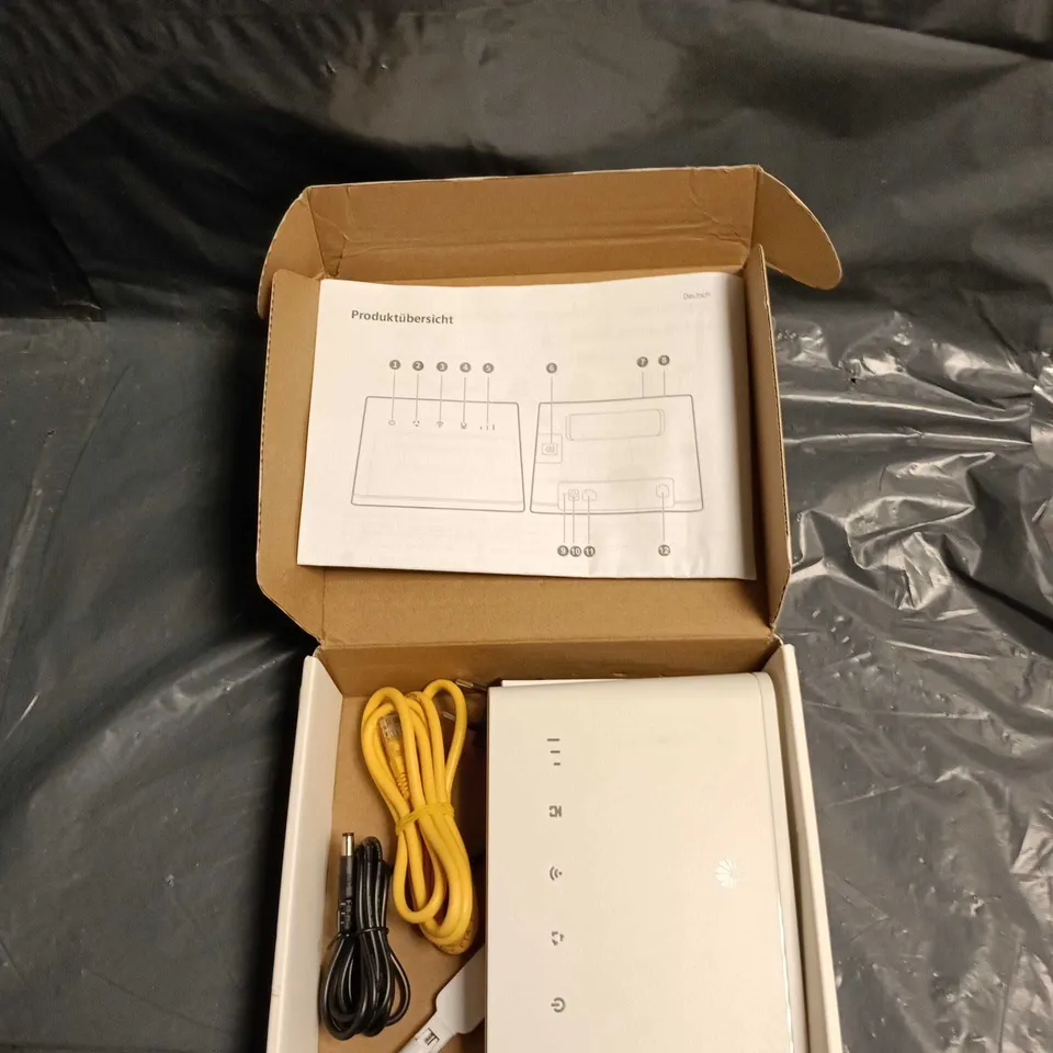 HUAWEI 4G ROUTER 2 – BOXED WITH CABLES AND INSTRUCTION SHEET