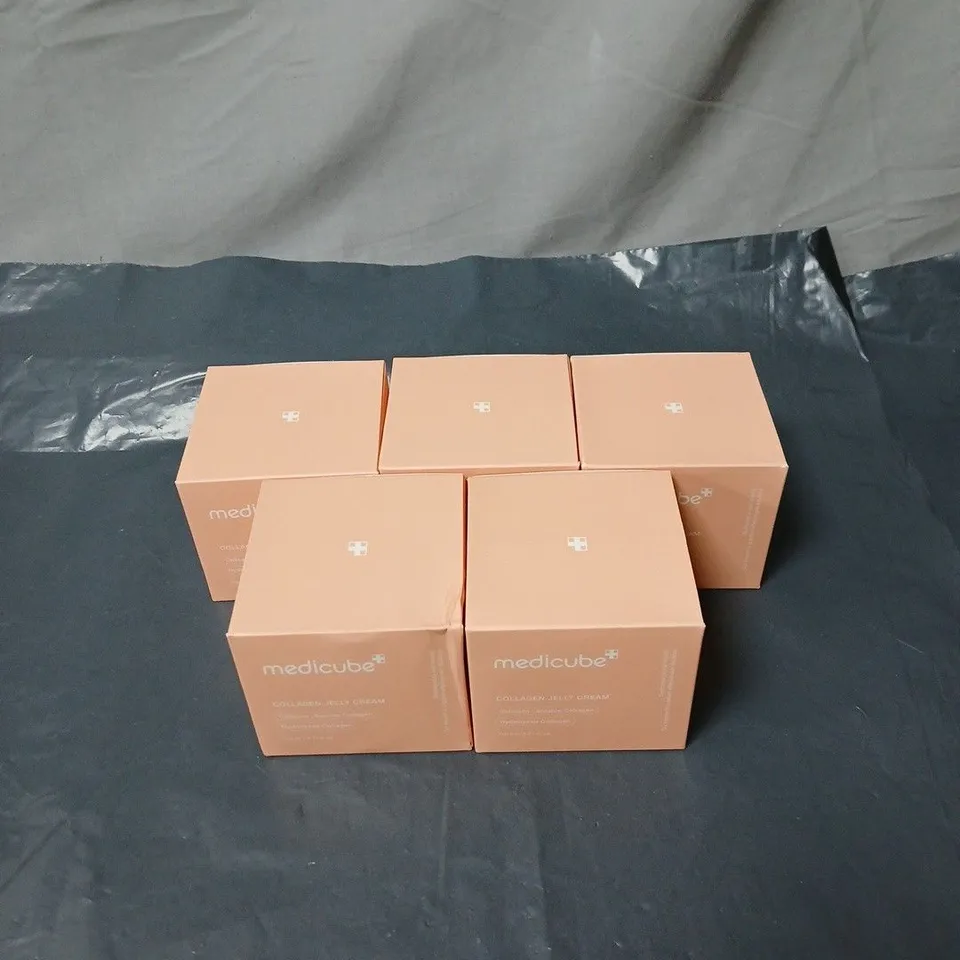 5 X MEDICUBE COLLAGEN JELLY CREAM 110ML