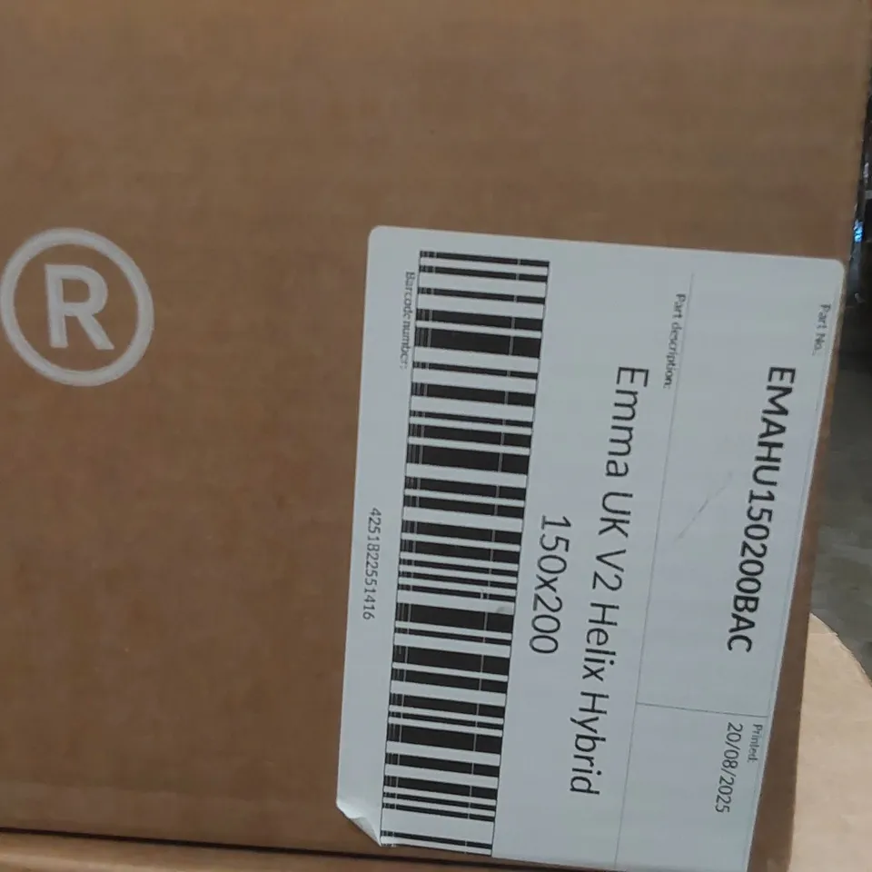 BRAND NEW BOXED EMMA UK V2 HELIX HYBRID 150 x 200 KING SIZE MATTRESS 