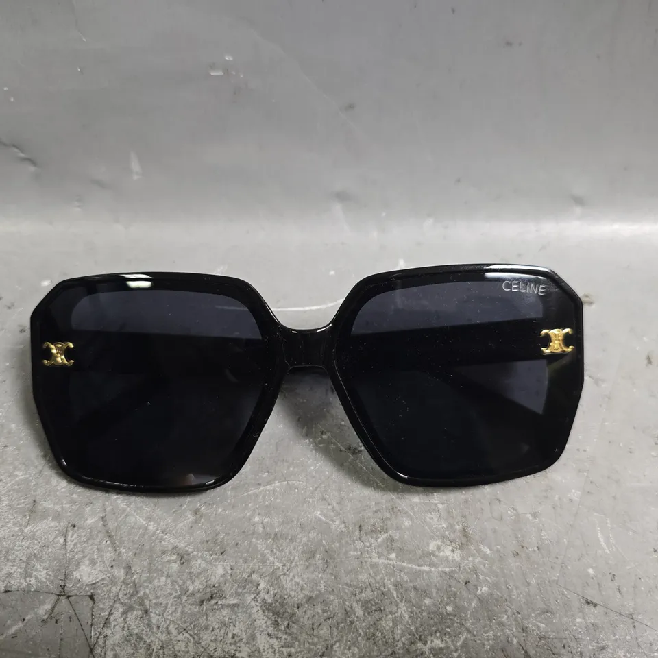 CELINE BLACK CLASSIC LOGO SUNGLASSES