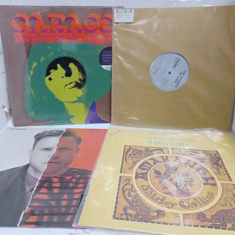APPROXIMATELY 10 ASSORTED VINYL DISKS FROM VARIOUS ARTISTS 
