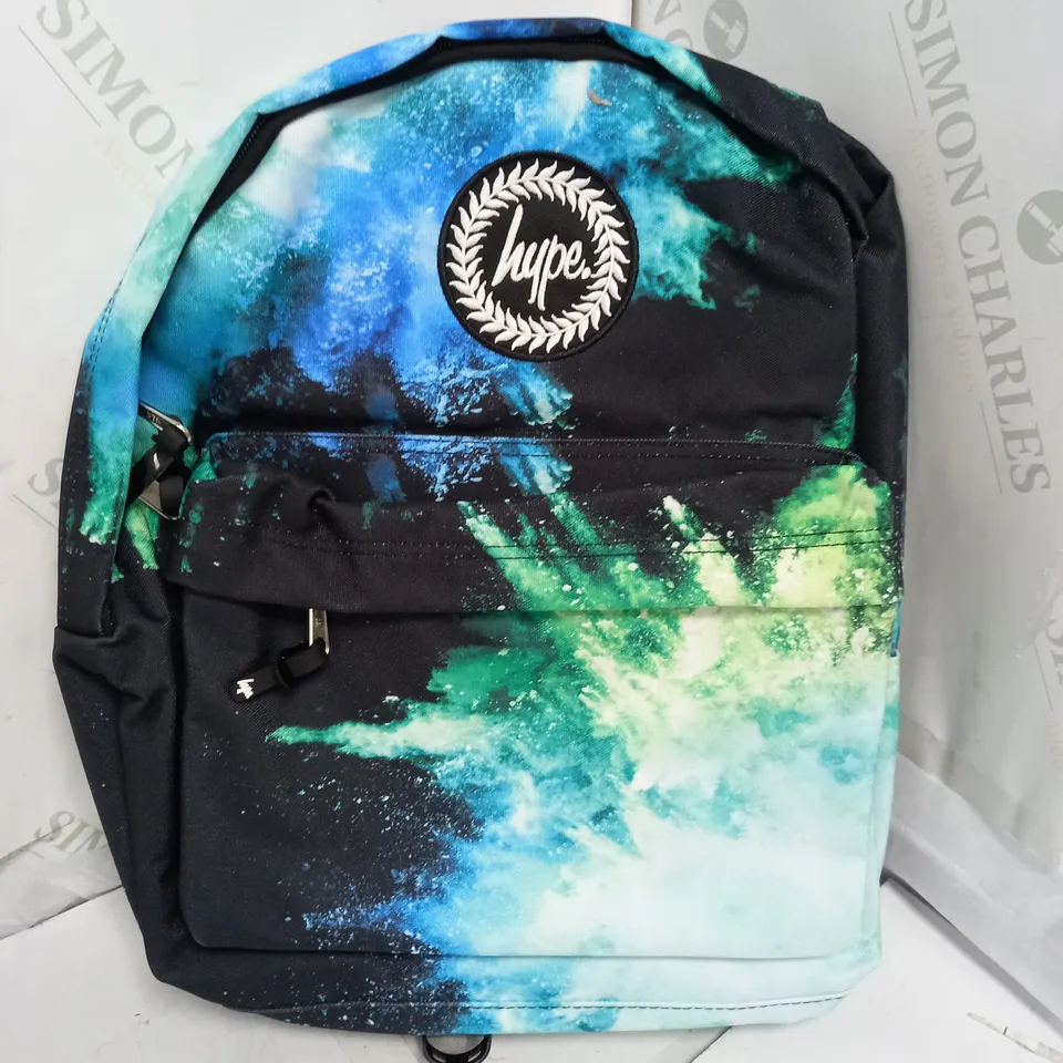 HYPE BLUE & GREEN CHALK DUST BACKPACK