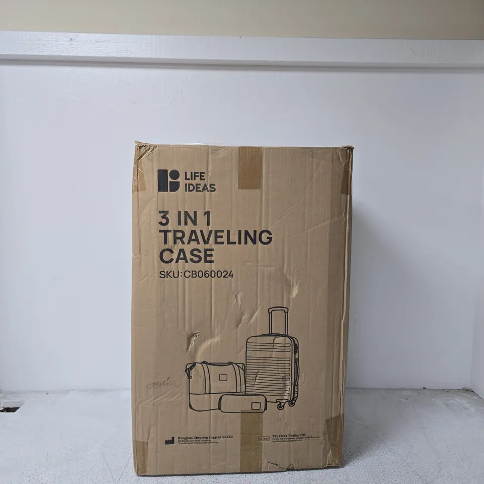 LIFE IDEAS 3 IN 1 TRAVELLING CASE BOXED