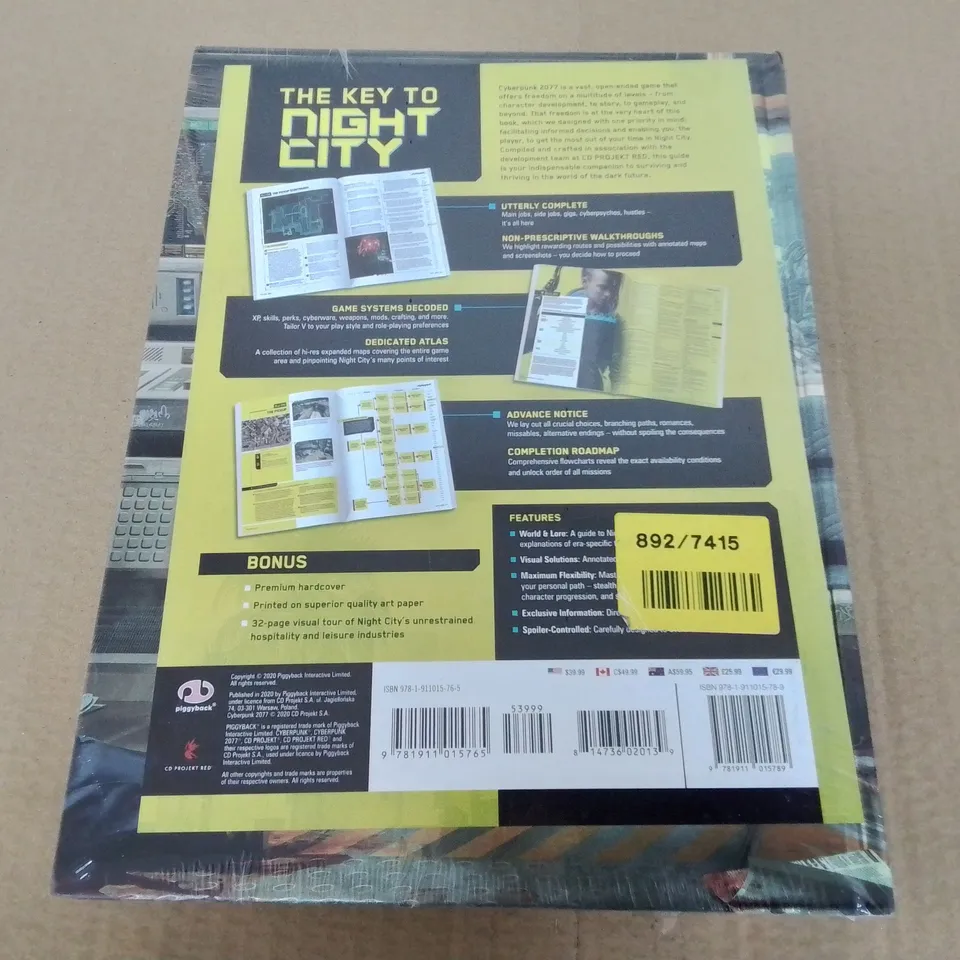 SEALED CYBERPUNK THE COMPLETE OFFICIAL GUIDE COLLECTORS EDITION