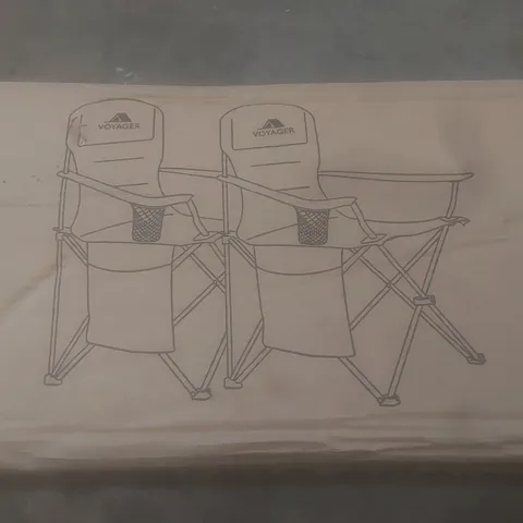 BOXED SET OF 2 VOYAGER CAMPING CHAIRS