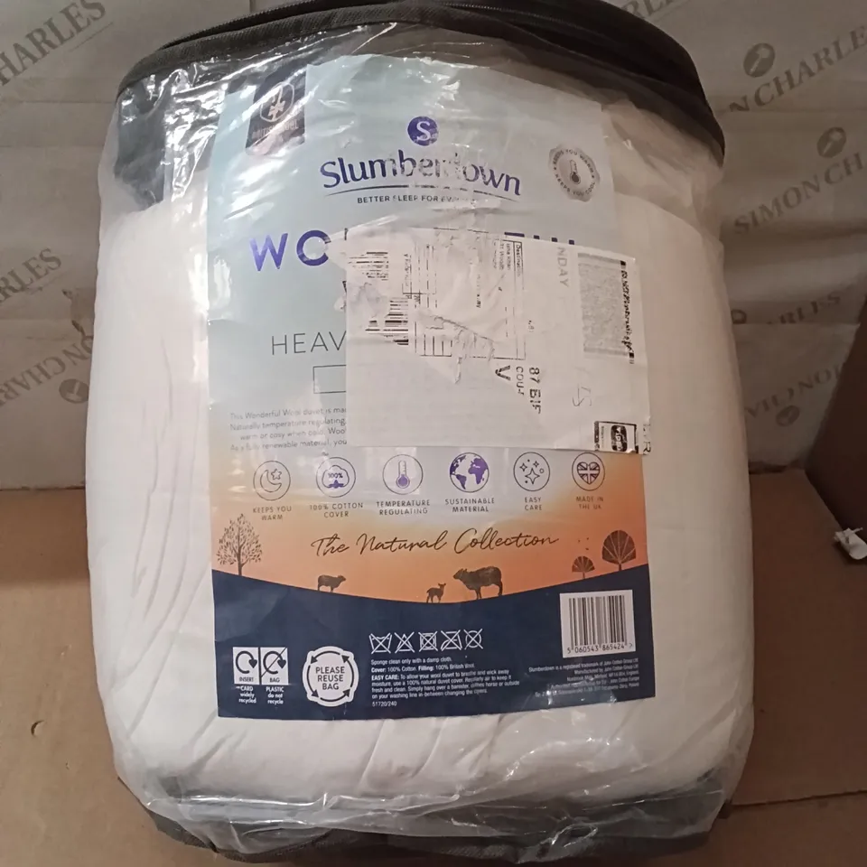 BOXED SLUMBERDOWN WONDERFUL WOOL HEAVYWEIGHT SUPERKING DUVET
