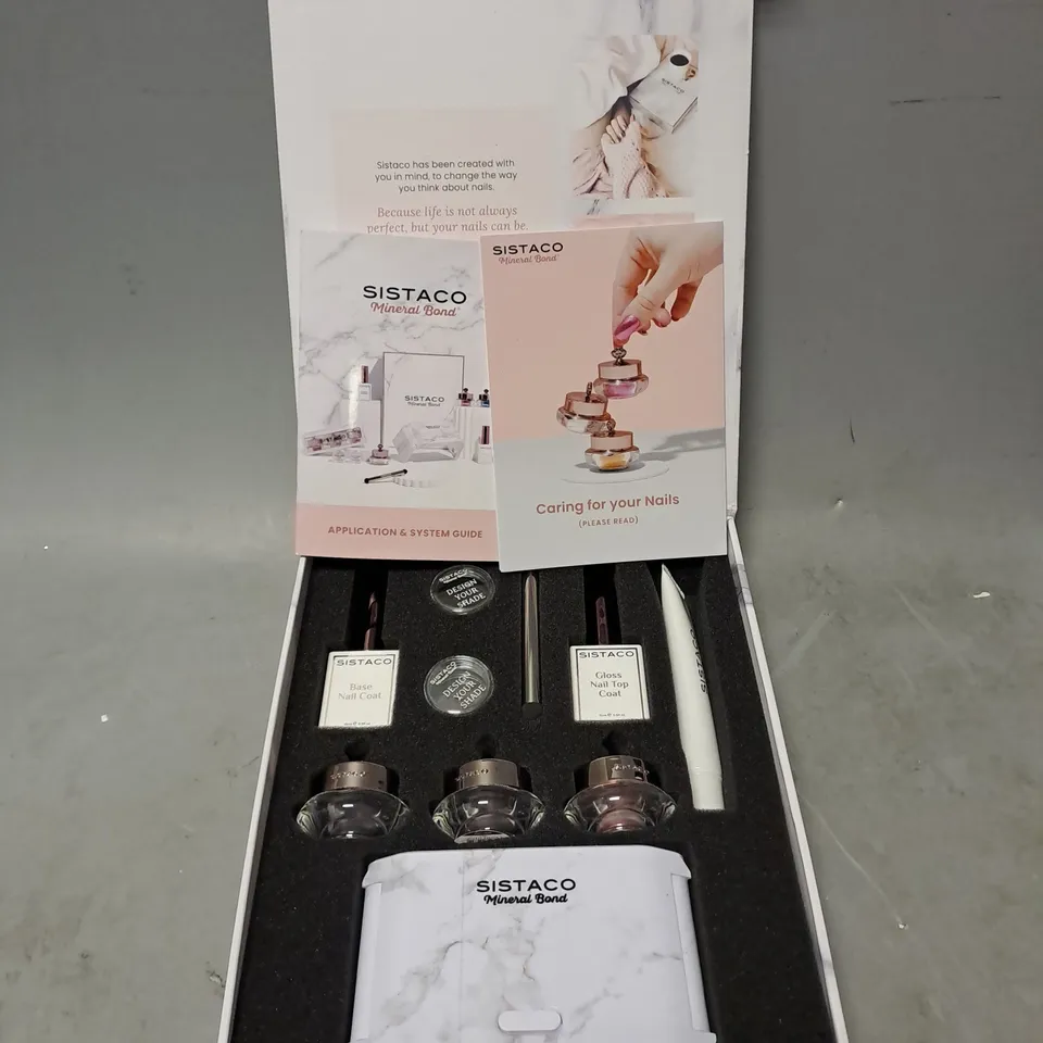 BOXED SISTACO MINERAL BOND NAIL CARE SYSTEM