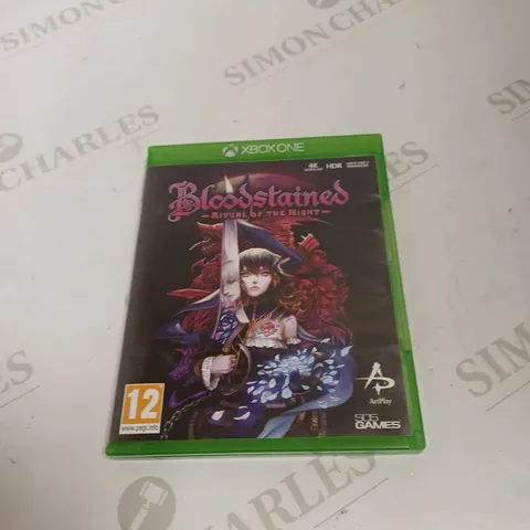 XBOX ONE BLOODSTAINES RITUAL OF THE NIGHT