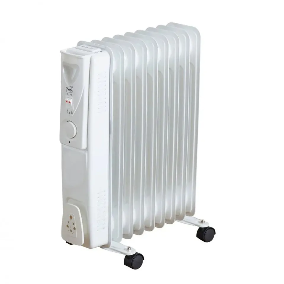 BOXED NEO 2KW ELECTRIC OIL FILLED RADIATOR - WHITE (1 BOX)