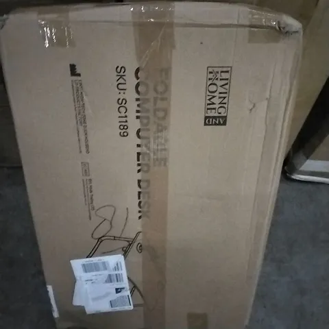 BOXED LIVING AND HOME FOLDABLE COMPUTER DESK
