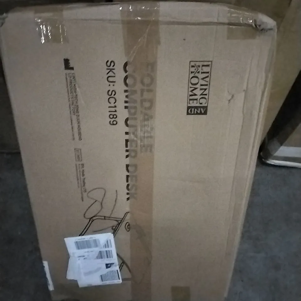 BOXED LIVING AND HOME FOLDABLE COMPUTER DESK