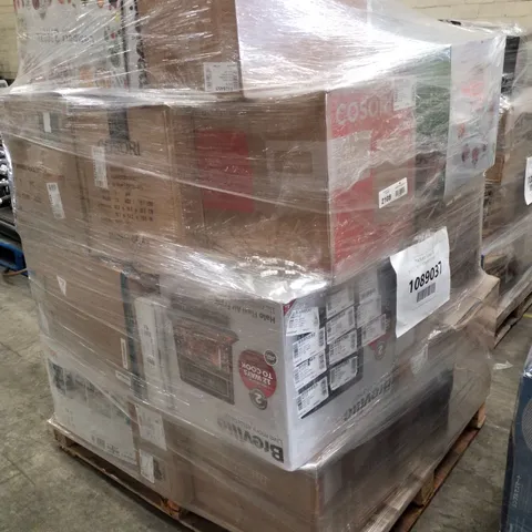 PALLET OF APPROXIMATELY 35 UNPROCESSED RAW RETURN HOUSEHOLD AND ELECTRICAL GOODS TO INCLUDE;