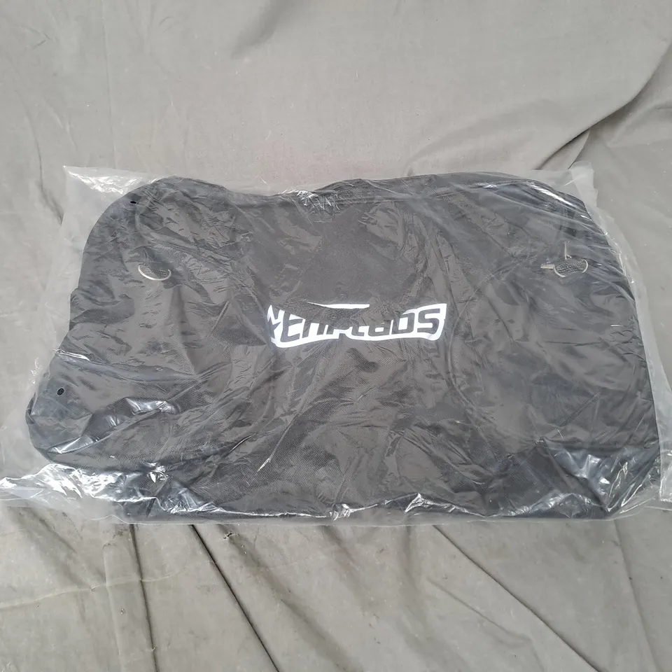 BAGGED EHPLAPS WATERPROOF DUFFLE BAG IN BLACK