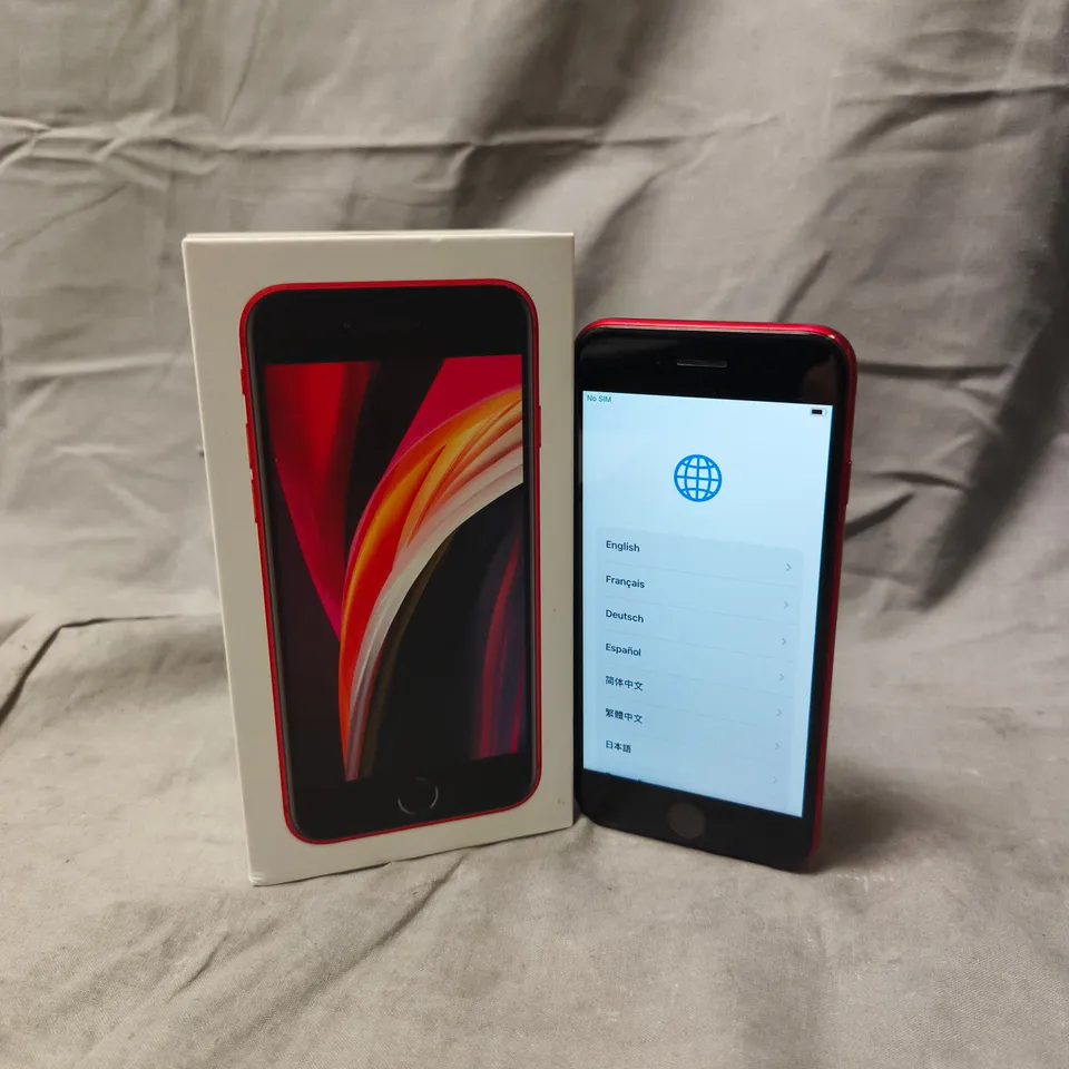 BOXED APPLE IPHONE SE 2020 (A2296) (PRODUCT RED)
