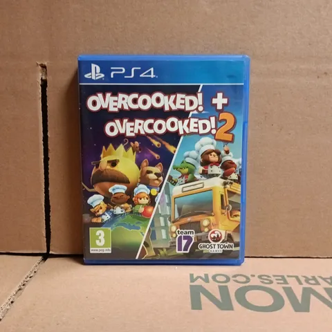 OVERCOOKED + OVERCOOKED 2 PLAYSTATION 4 VIDEO GAME
