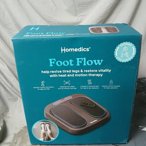 HOMEDICS FOOT FLOW DEVICE BOXED
