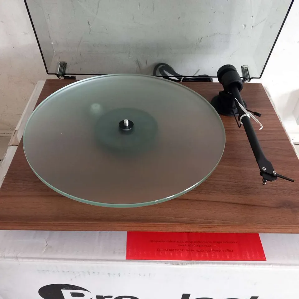 PROJECT T1 WALNUT HIFI TURNTABLE