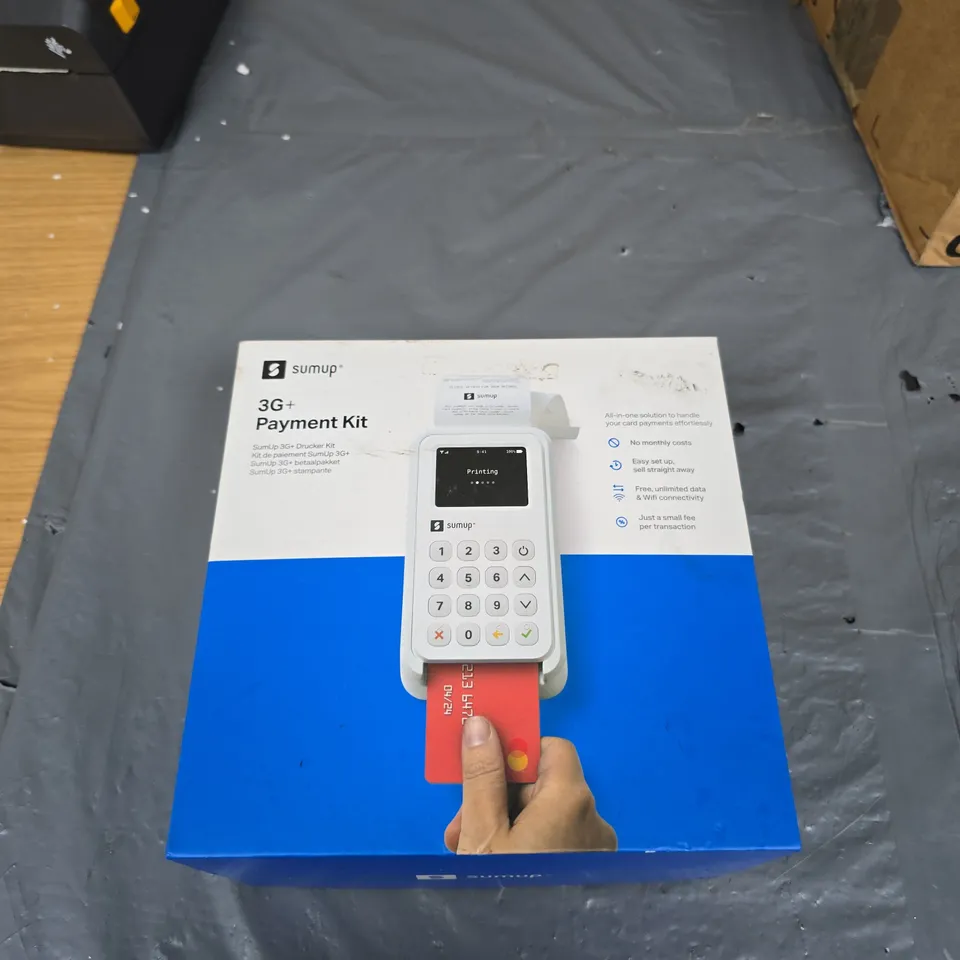 SUMUP 3G+ PAYMENT KIT CARD READER – BOXED
