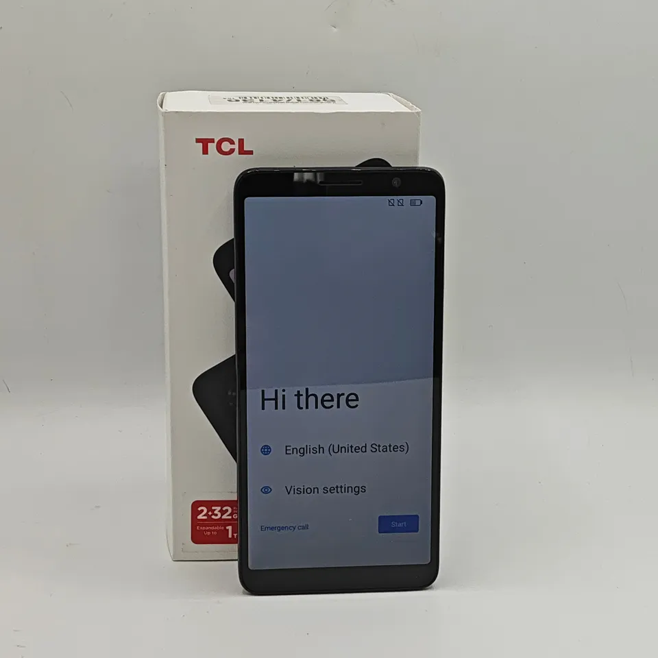 BOXED TCL 501 2/32GB IN BLACK - T433D