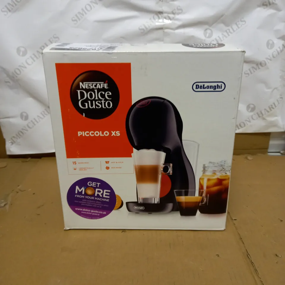 DELONGHI NESCAFÉ DOLCE GUSTO PICCOLO XS POD CAPSULE COFFEE MACHINE