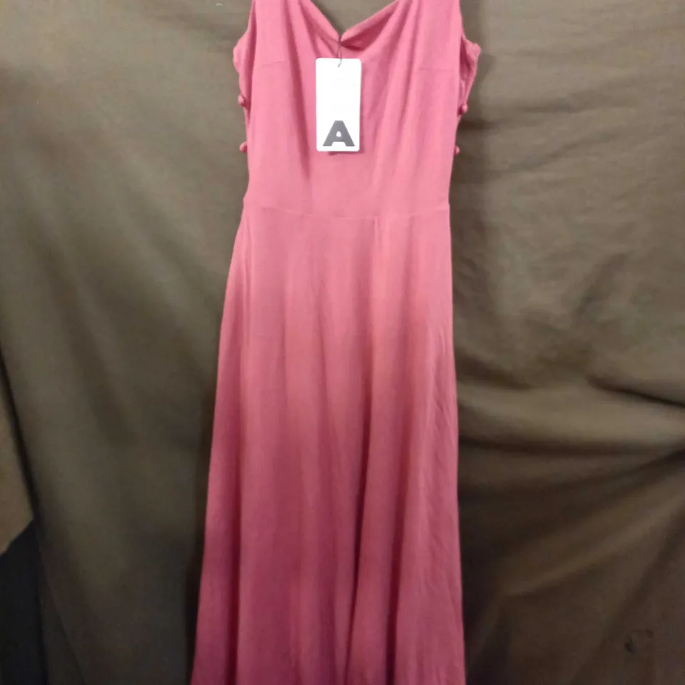 AYM AUDREY MIDI DRESS IN MAUVE PINK - SMALL