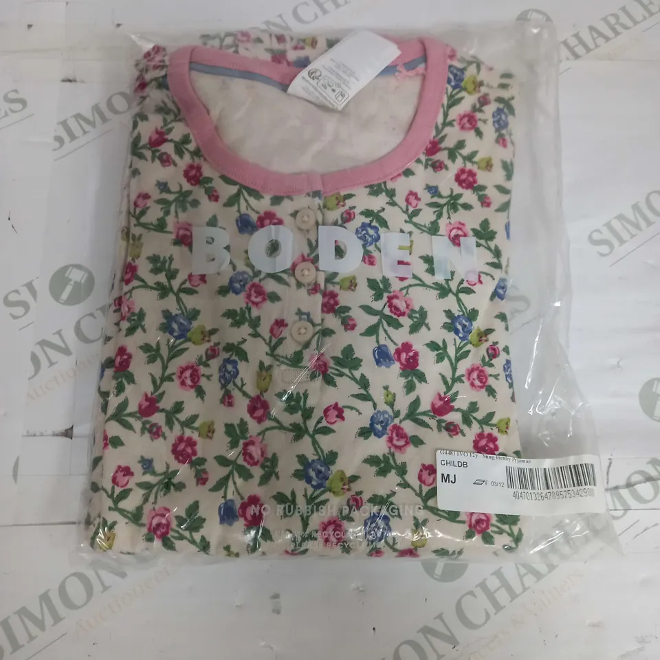 SEALED BODEN SNUG HENLEY PYJAMAS - 12 YEARS