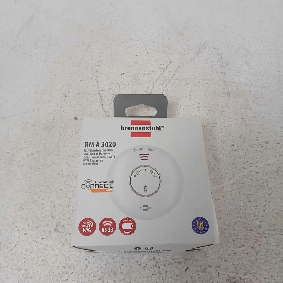 BRENNENSTUHL RM A 3020 WIFI SMOKE DETECTOR – BOXED