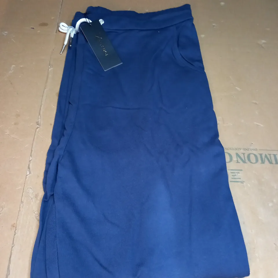 KINTSUGI NAVY JOGGERS WITH SILVER SIDE SEAM SIZE  18