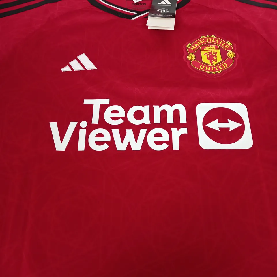 ADIDAS MANCHESTER UNITED HOME SHIRT '11 UZI' - MEDIUM