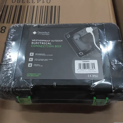 BOXED DESIRETECH WEATHERPROOF OUTDOOR ELECTRICAL CONNECTION BOX