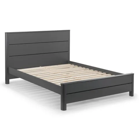 BOXED JULIAN BOWEN CHLOE GREY KING SIZE BED (2 BOXES)