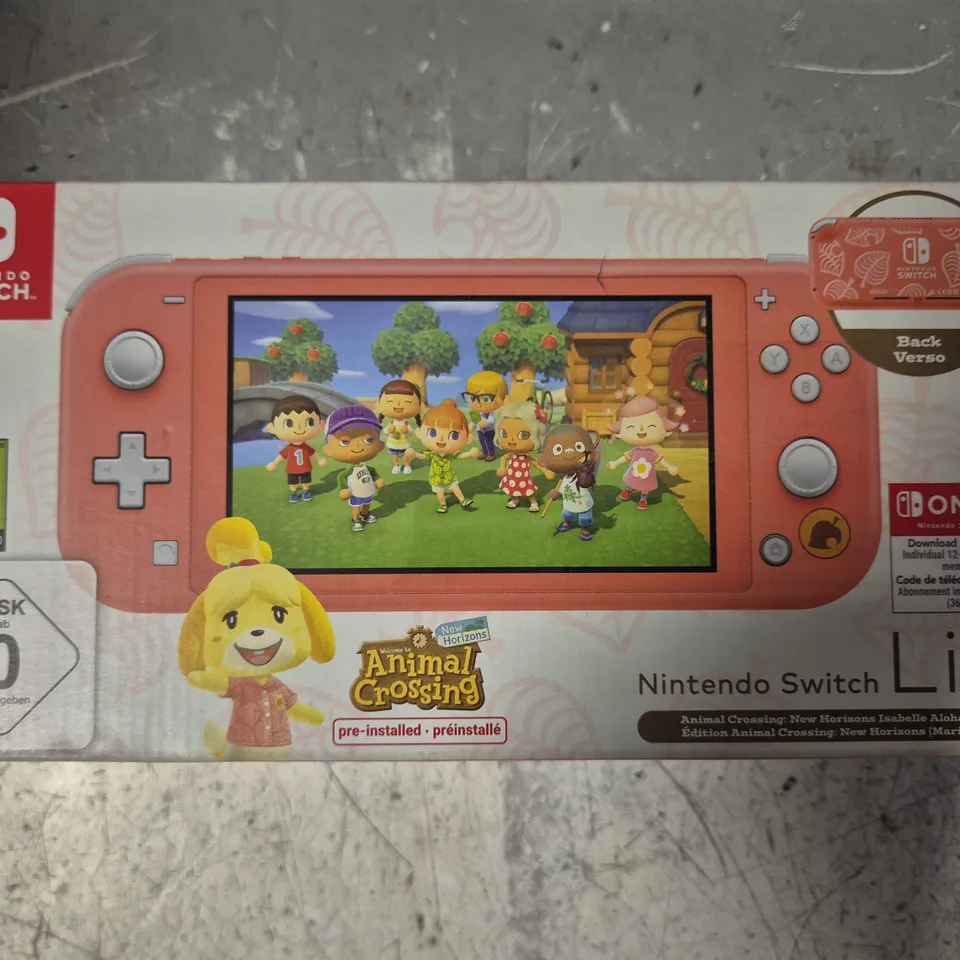 NINTENDO SWITCH LITE - ANIMAL CROSSING EDITION