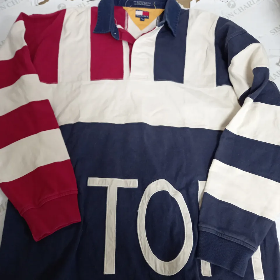 TOMMY HIFIGER HEAVY POLO SHIRT - XL