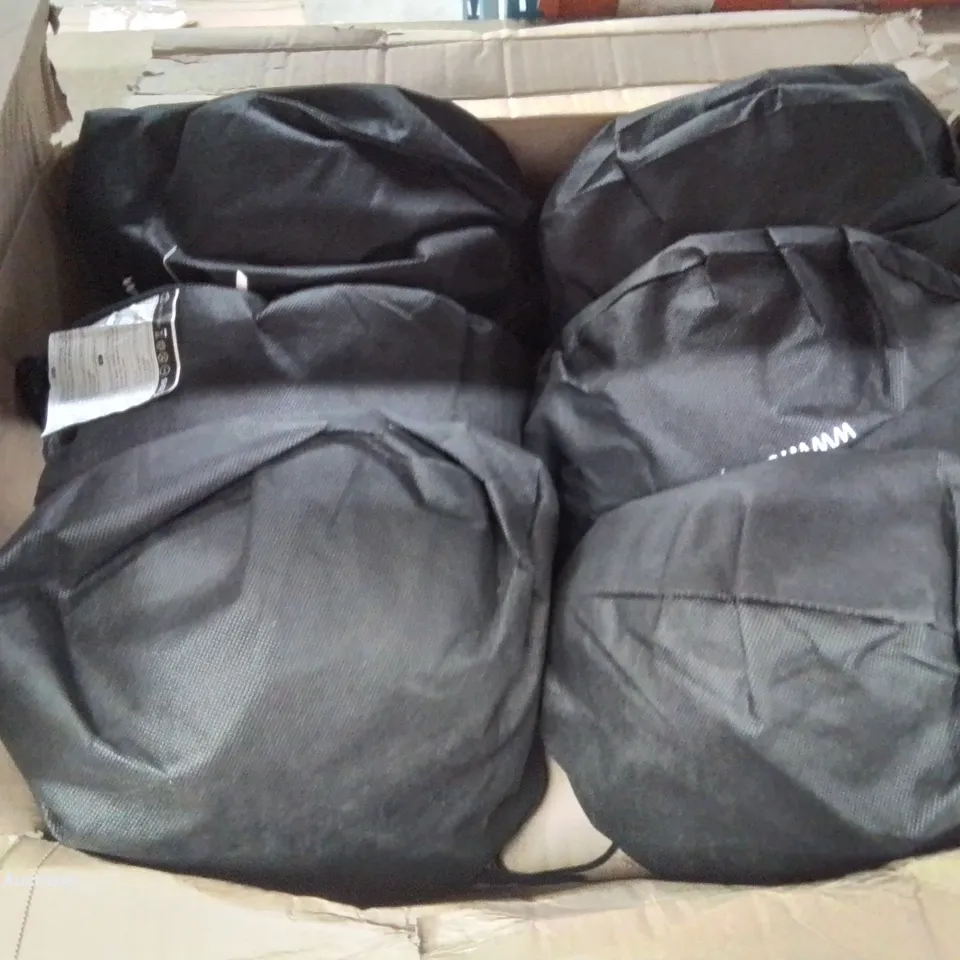 A BOX OF 6 CHILDREN'S HELMETS IN BLUE