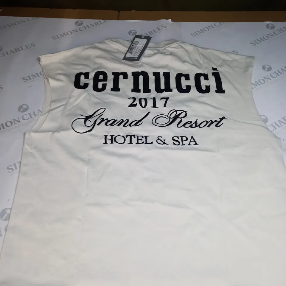 CERNUCCI GRAND RESORT OVERSIZED TANK TOP SIZE S