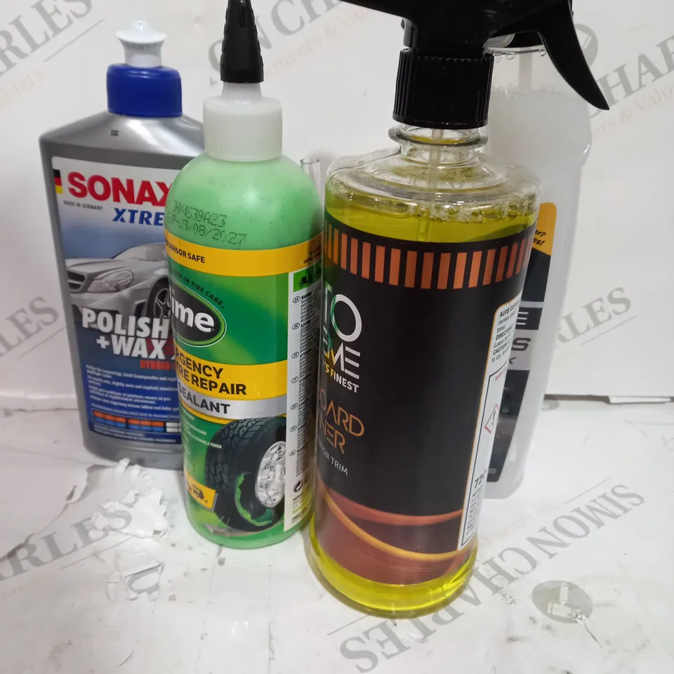 SET OF 4 CAR CLEANING PRODUCTS TO INCLUDE - SONAX XTREME - AUTO EXTREME / COLLECTION ONLY 