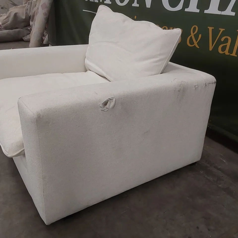 QUALITY DESIGNER MODSOFA DERBY FABRIC UPHOLSTERED LOVE SEAT 