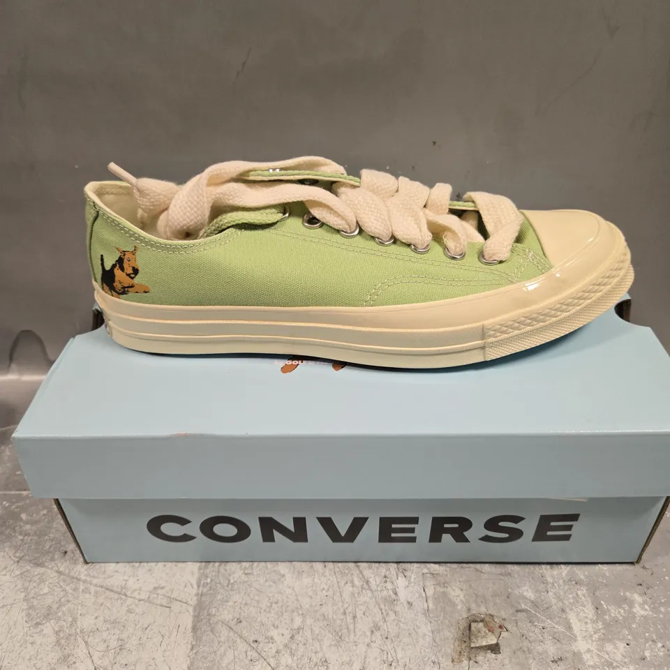 BOXED PAIR OF CONVERSE GOLF LE FLEUR CHUCK 70 TRAINERS - 9