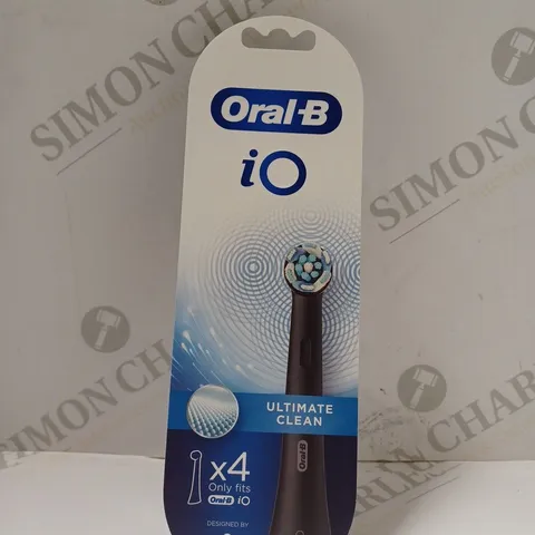 ORAL-B IO BLACK ELECTRIC TOOTHBRUSH HEADS - 4 PACK