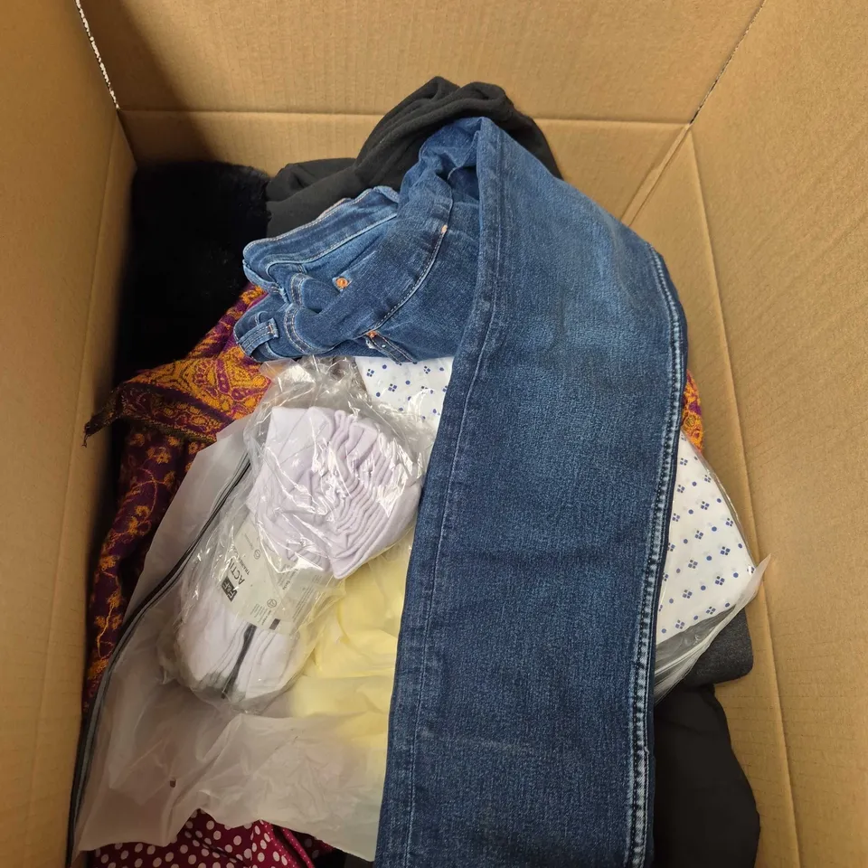 APPROXIMATELY 20 ASSORTED CLOTHING AND FASHION PRODUCTS IN VARIOUS STYLES AND SIZES - COLLECTION ONLY