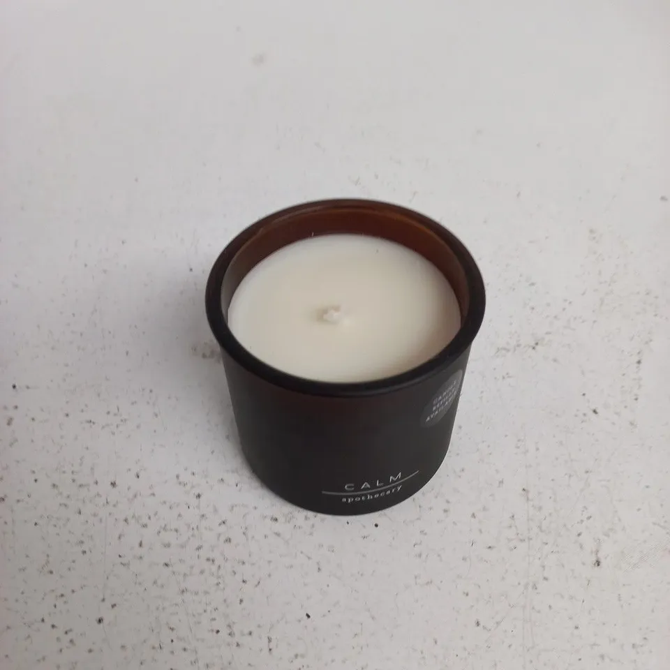 M&S HOME CALM APOTHECARY CANDLE – BLACK JAR WITH CORK LID