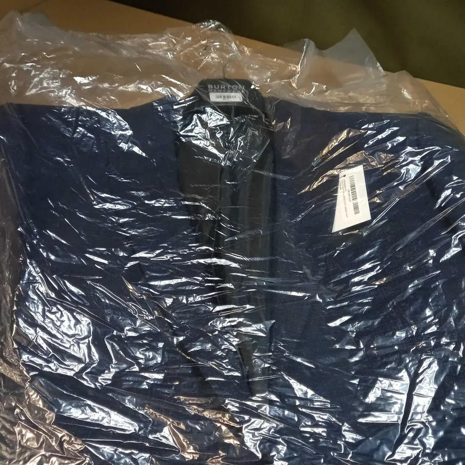 PACKAGED BURTON NAVY TONAL GRINDLE SUIT JACKET - SIZE 44REGULAR