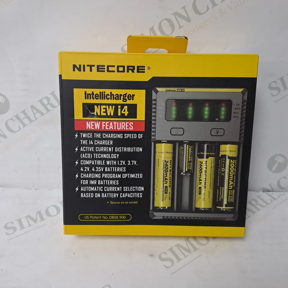 BOXED NITECORE INTELLICHARGER NEW I4 