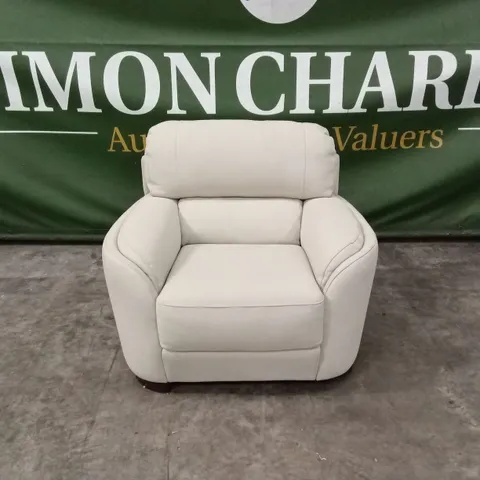 QUALITY DESIGNER ITALIAN MADE LEATHER ARMCHAIR