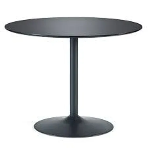 BOXED JULIAN BOWEN NERO ROUND DINING TABLE - BLACK (1 BOX)