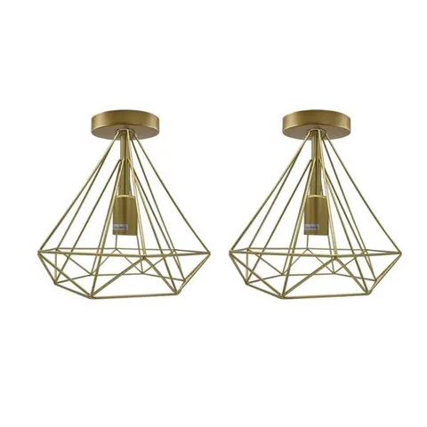 BOXED ALISSAH FLUSH MOUNT (SET OF 2) - 1 BOX