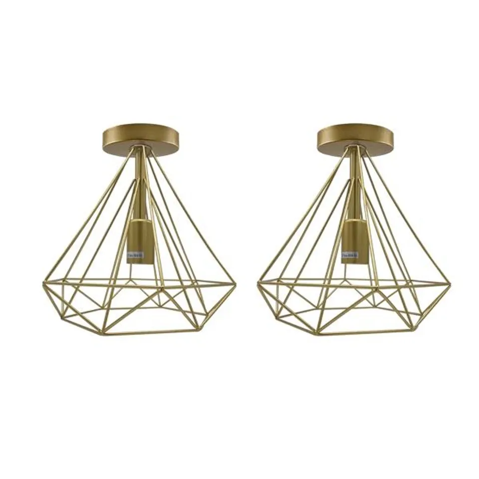 BOXED ALISSAH FLUSH MOUNT (SET OF 2) - 1 BOX